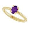Natural Amethyst | Oval | 6 x 4mm