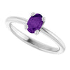 Natural Amethyst | Oval | 6 x 4mm