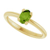 Natural Peridot | Oval | 6 x 4mm