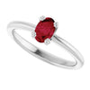 Lab-Grown Ruby | Oval | 6 x 4mm