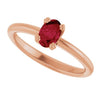 Lab-Grown Ruby | Oval | 6 x 4mm