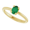 Lab-Grown Emerald | Oval | 6 x 4mm