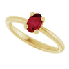 Lab-Grown Ruby | Oval | 6 x 4mm