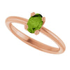 Natural Peridot | Oval | 6 x 4mm