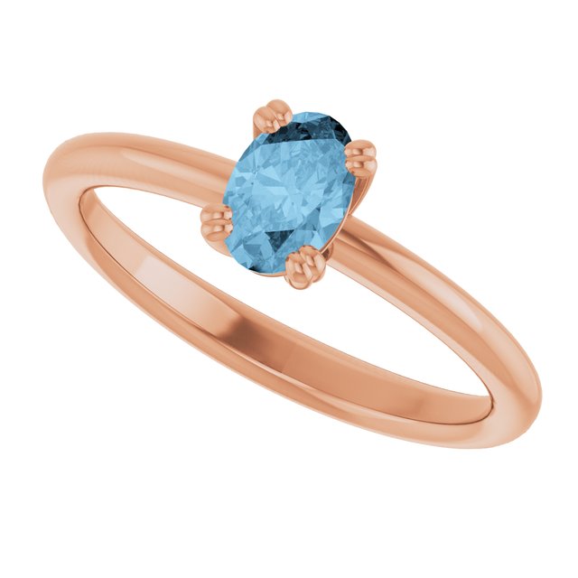 Natural Sky Blue Topaz | Oval | 6 x 4mm
