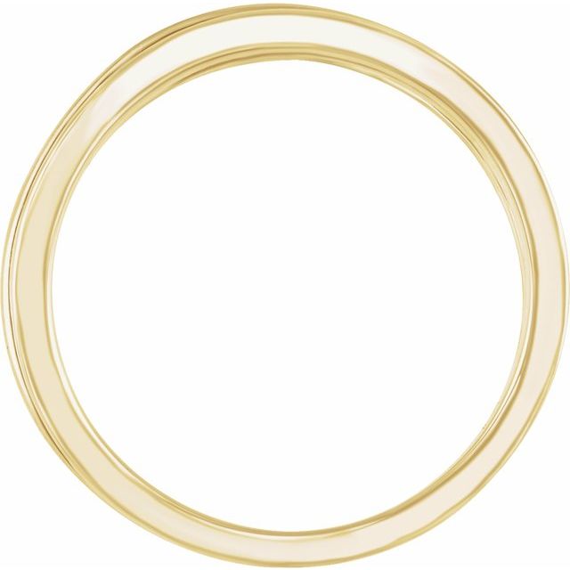 Sculpted Crossover Bypass Ring — 14K Yellow Gold