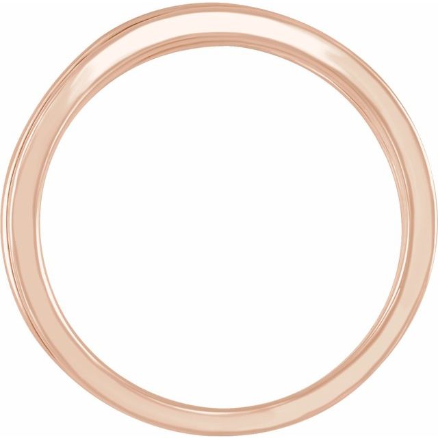 Sculpted Crossover Bypass Ring — 14K Rose Gold
