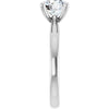 14K White | Round