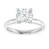 14K White | Round
