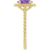 Natural Amethyst | Oval | 8 x 6mm