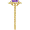 Natural Amethyst | Oval | 8 x 6mm