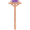 Natural Amethyst | Oval | 8 x 6mm