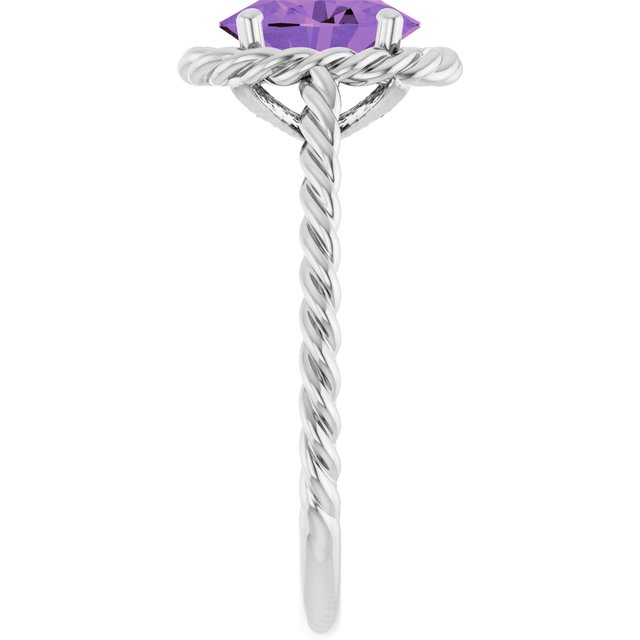 Natural Amethyst | Oval | 8 x 6mm