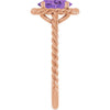 Natural Amethyst | Oval | 8 x 6mm