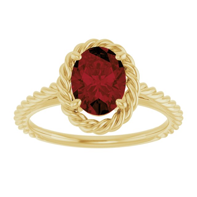 Natural Mozambique Garnet | Oval | 8 x 6mm