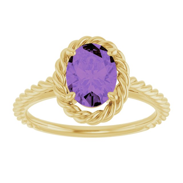Natural Amethyst | Oval | 8 x 6mm