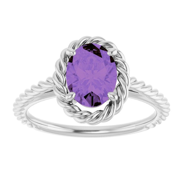 Natural Amethyst | Oval | 8 x 6mm