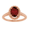 Natural Mozambique Garnet | Oval | 8 x 6mm
