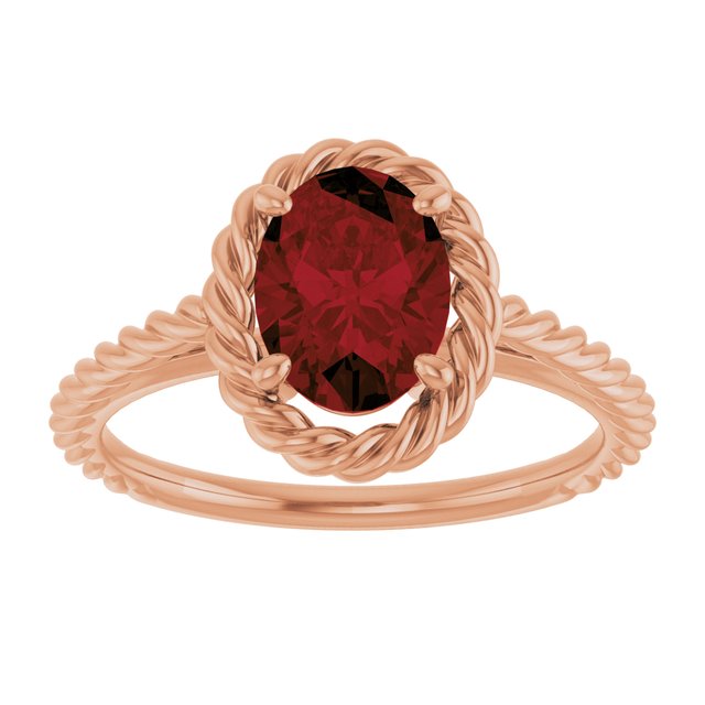 Natural Mozambique Garnet | Oval | 8 x 6mm