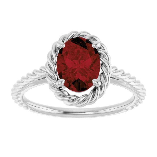 Natural Mozambique Garnet | Oval | 8 x 6mm
