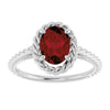 Natural Mozambique Garnet | Oval | 8 x 6mm