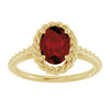 Natural Mozambique Garnet | Oval | 8 x 6mm