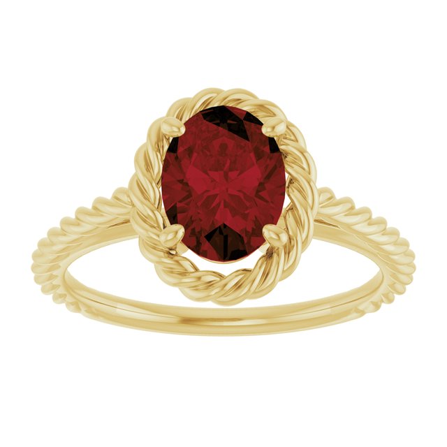 Natural Mozambique Garnet | Oval | 8 x 6mm