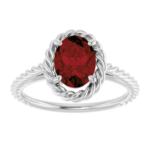 Natural Mozambique Garnet | Oval | 8 x 6mm