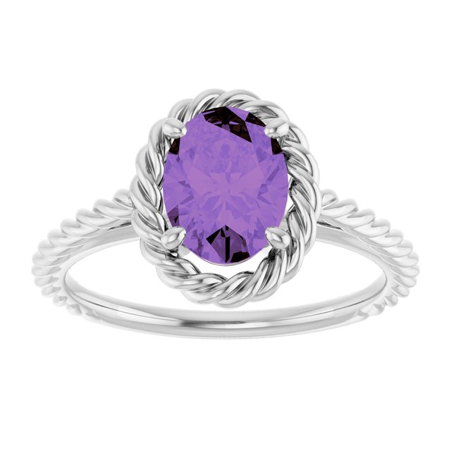Natural Amethyst | Oval | 8 x 6mm