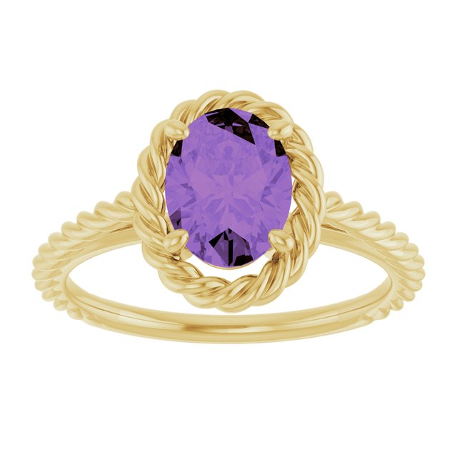 Natural Amethyst | Oval | 8 x 6mm