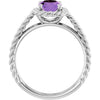 Natural Amethyst | Oval | 8 x 6mm