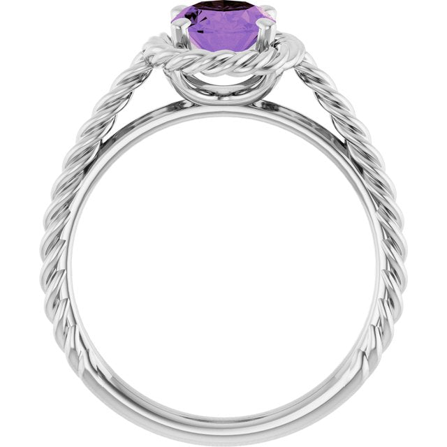 Natural Amethyst | Oval | 8 x 6mm