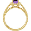 Natural Amethyst | Oval | 8 x 6mm