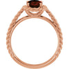 Natural Mozambique Garnet | Oval | 8 x 6mm