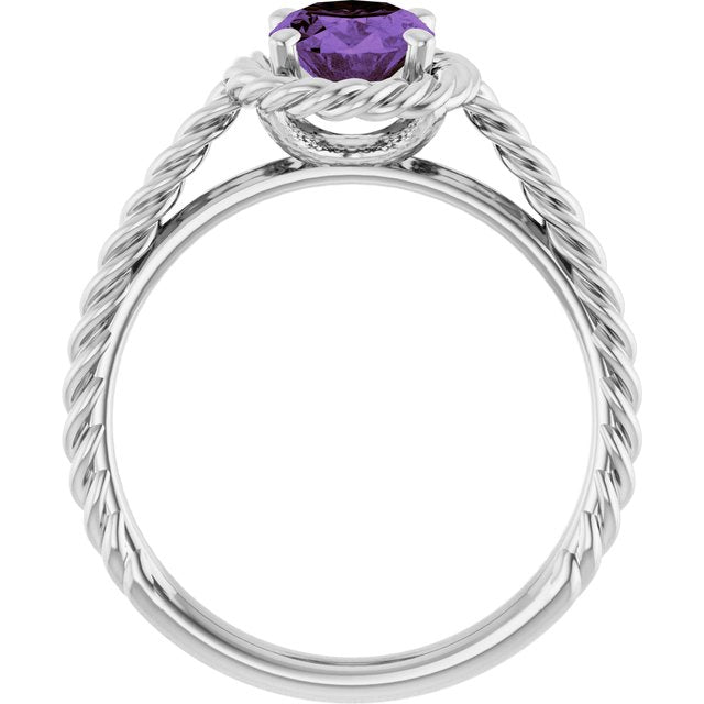 Natural Amethyst | Oval | 8 x 6mm