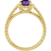 Natural Amethyst | Oval | 8 x 6mm
