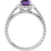 Natural Amethyst | Oval | 8 x 6mm
