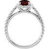 Natural Mozambique Garnet | Oval | 8 x 6mm