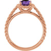 Natural Amethyst | Oval | 8 x 6mm