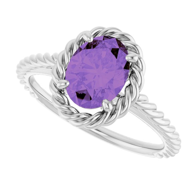 Natural Amethyst | Oval | 8 x 6mm