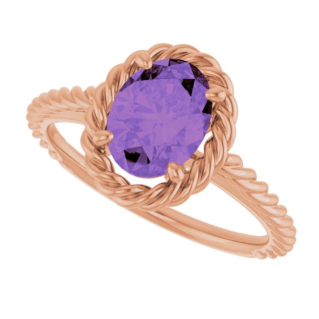 Natural Amethyst | Oval | 8 x 6mm