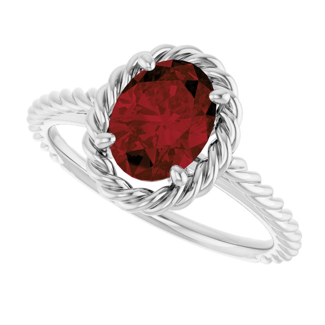 Natural Mozambique Garnet | Oval | 8 x 6mm