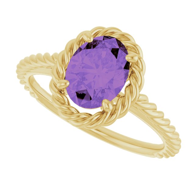 Natural Amethyst | Oval | 8 x 6mm