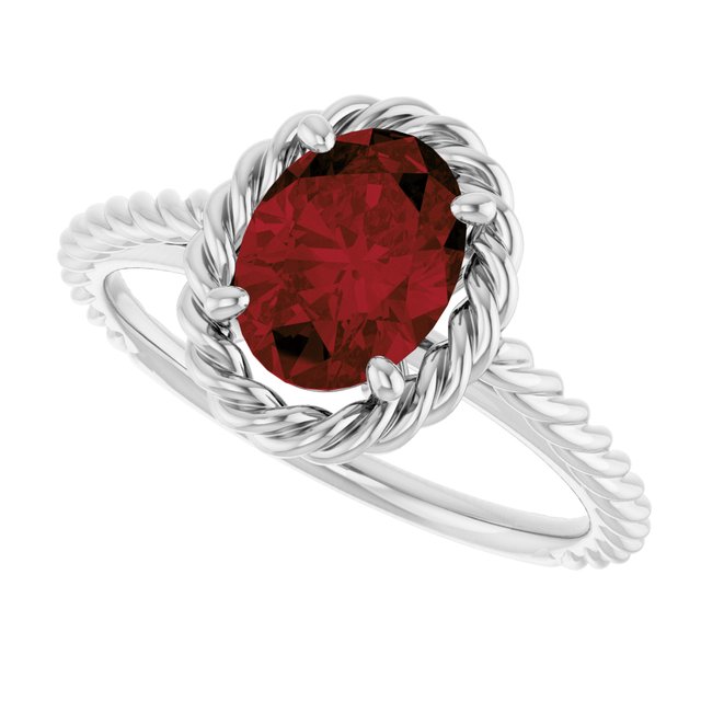Natural Mozambique Garnet | Oval | 8 x 6mm