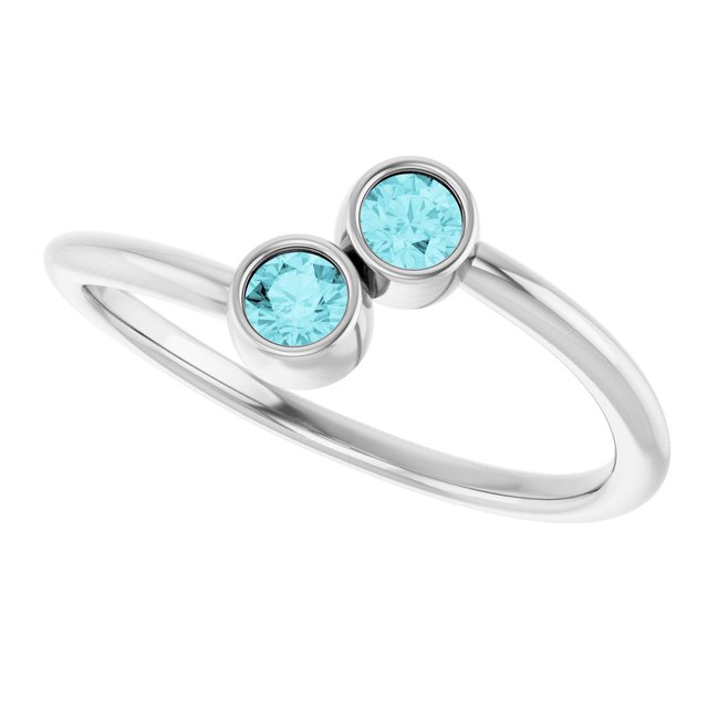 Natural Blue Zircon | Round | 3mm