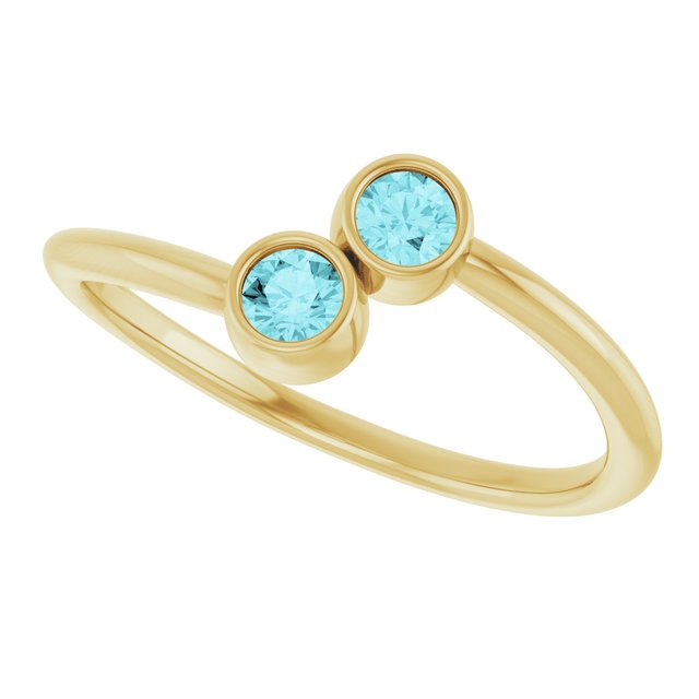 Natural Blue Zircon | Round | 3mm