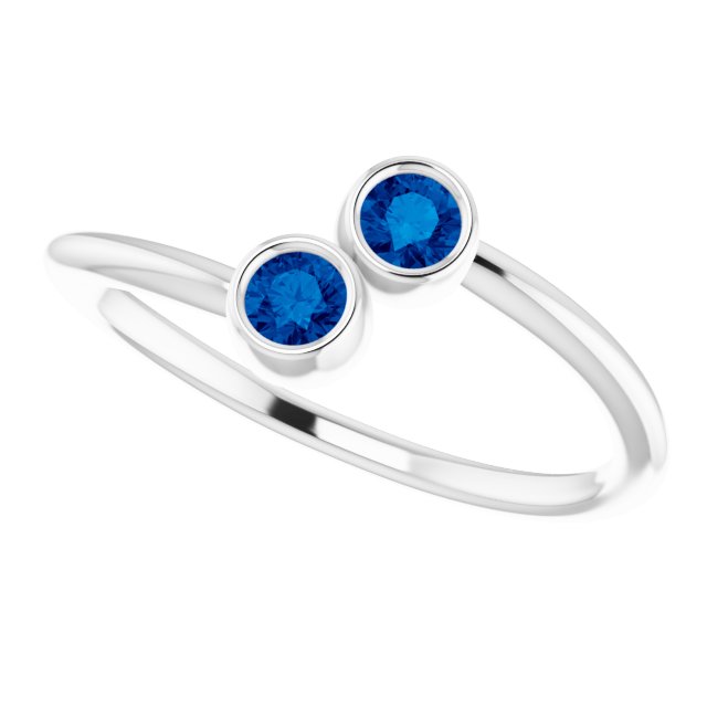Natural Blue Sapphire | Round | 3mm | Lab-Grown Blue Sapphire | Round | 3mm