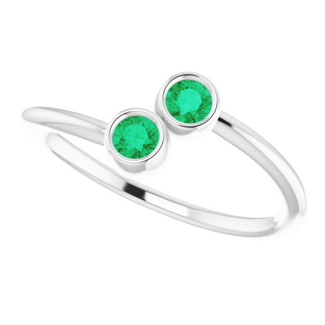 Natural Emerald | Round | 3mm | Lab-Grown Emerald | Round | 3mm