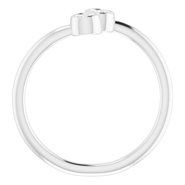 Natural White Sapphire | Round | 3mm | Natural Diamond | Round | 3mm