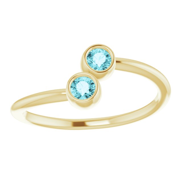 Natural Blue Zircon | Round | 3mm